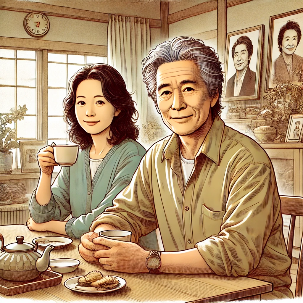 森田健作さんの家庭のイメージ
