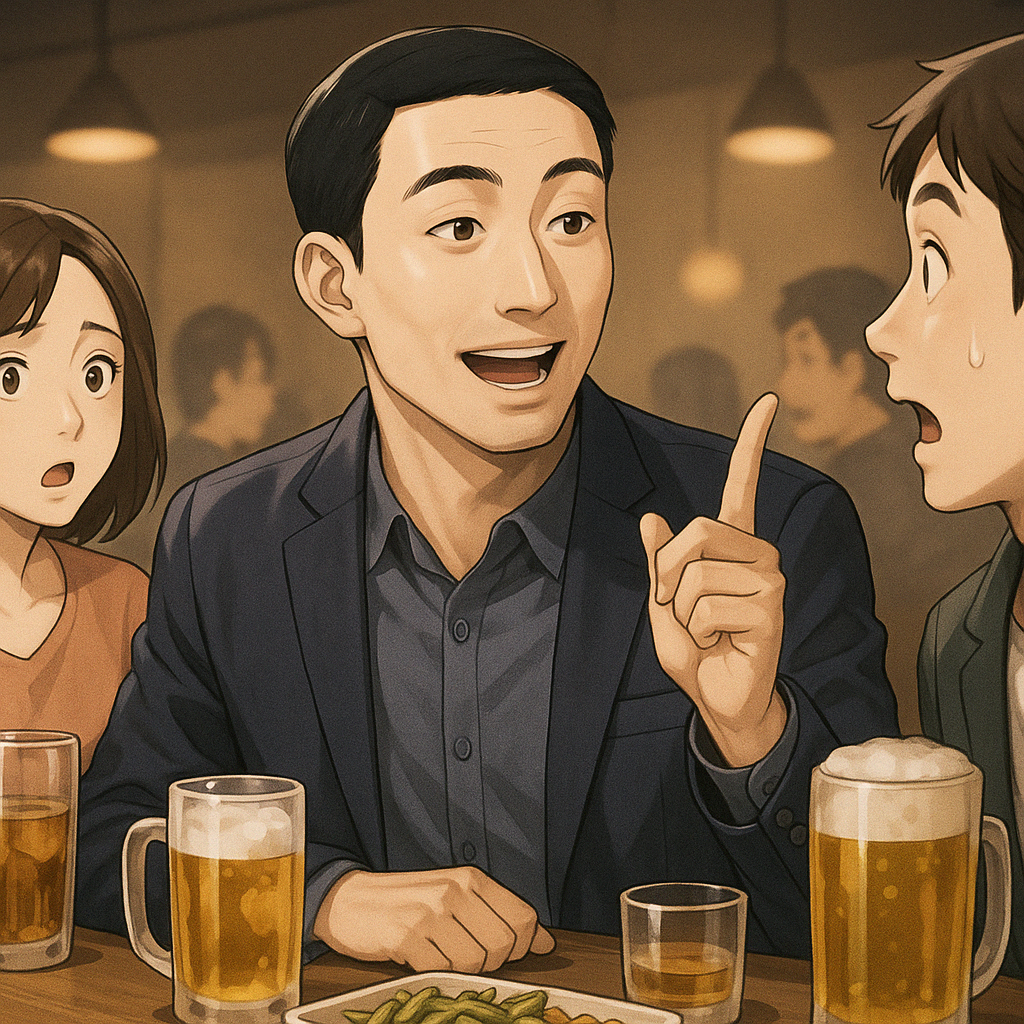 博識な男性のイメージ