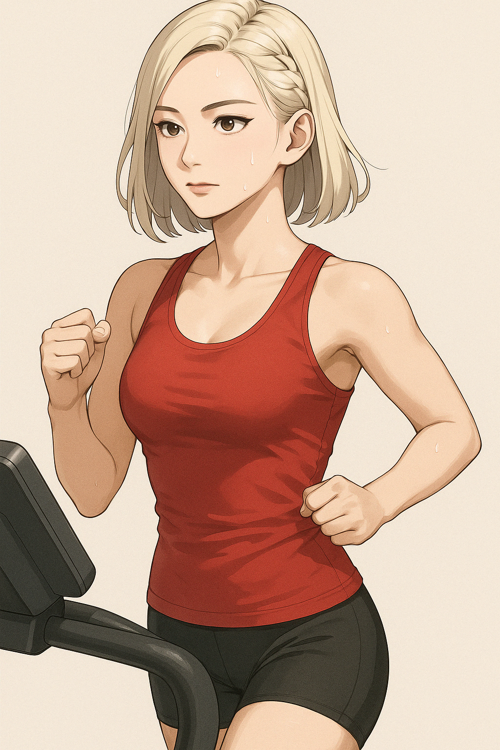 エクササイズする女性のイメージ