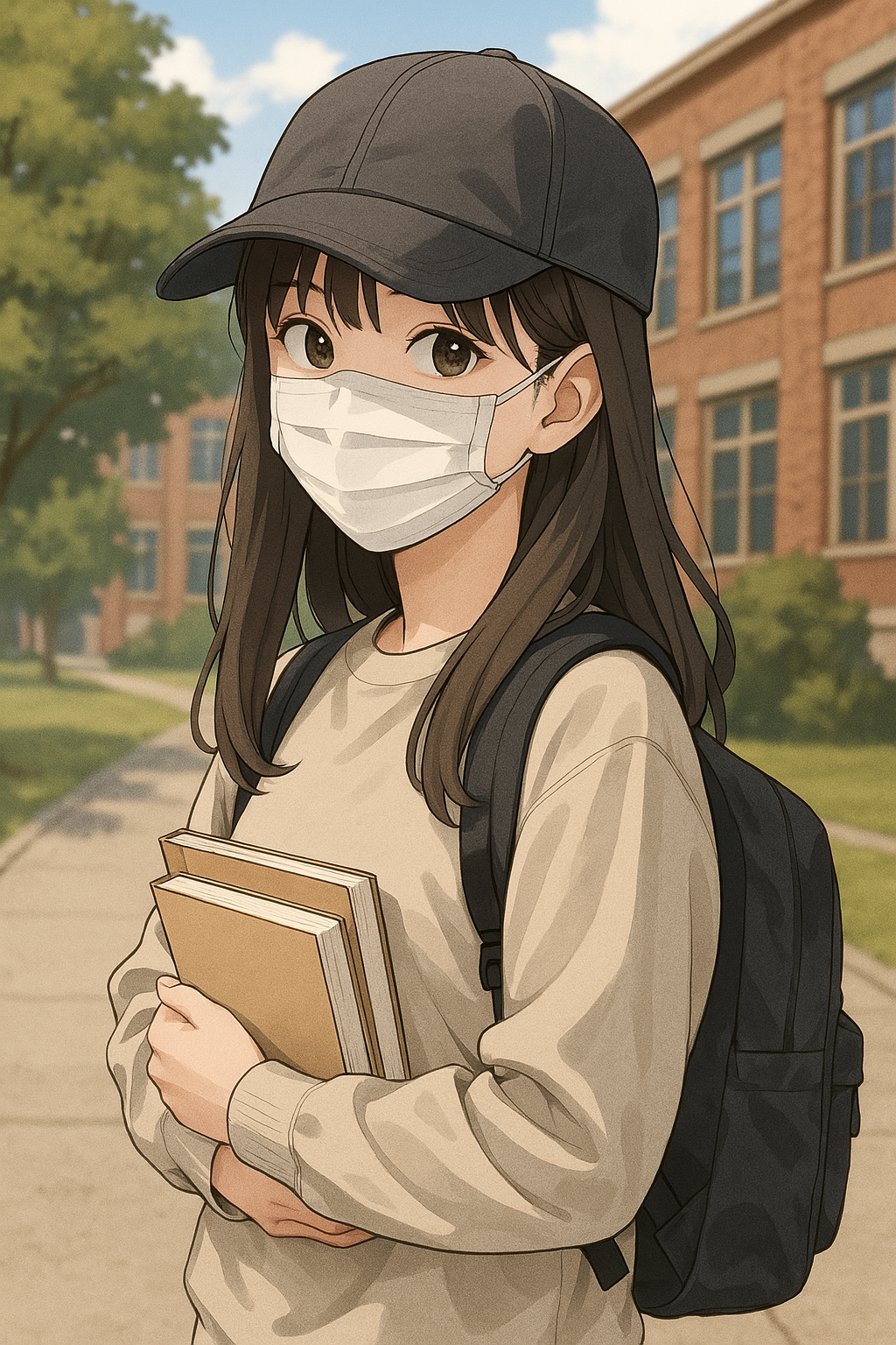 こっそりキャンパスライフを送る小田倉さんのイメージ