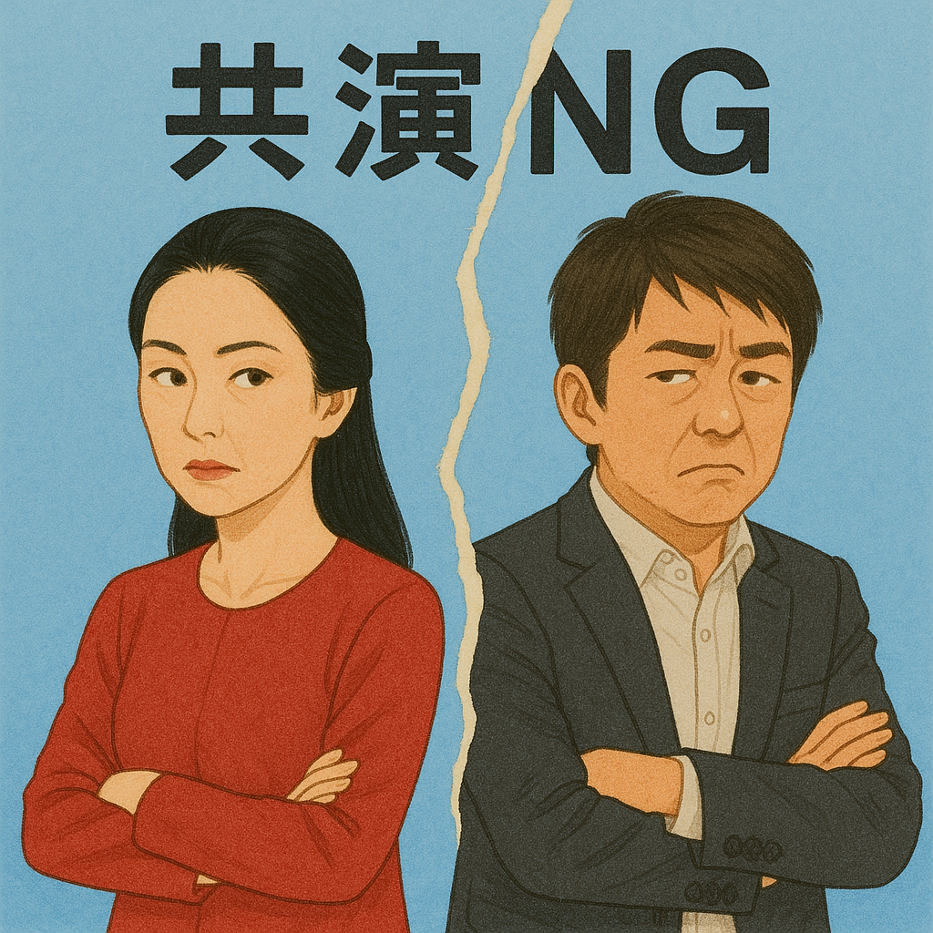 共演NGな2人のイメージ